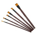 6Pcs Oil Paint Brushes Set Watercolor Painting Brushes Body Painting Makeup LSO