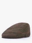 Barbour Cheviot Herringbone Flat Cap, Olive