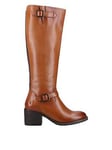 Hush Puppies Heidi Buckle Knee Boot - Tan, Brown, Size 3, Women