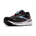 Brooks Femme Adrenaline GTS 23 GTX Sneaker, Noir Rose Knockout Aqua, 39 EU