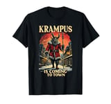 Krampus Is Coming To Town Christmas Monster Men Women Kids T-Shirt