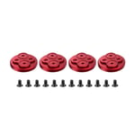 RC GearPro 4PCS Metal Anti-Paddle Motor Covers Prevent Propellers Scratch Aluminum Upgraded Motor Cover for DJI Mavic Mini (Red)