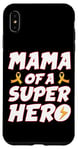 iPhone XS Max Childhood Cancer Mama Of A Superhero Family Ribbon Case