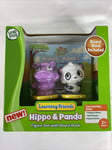 Leapfrog Learning Friends Hippo And Panda Figure Set With Board Book New