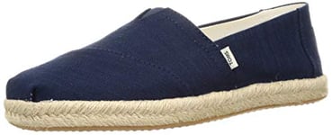 TOMS Women's Alpargata Rope Loafer Flat, Navy, 4 UK