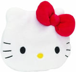 Hello Kitty Peluche Porte-Monnaie Avec Fermeture Éclair, Rouge Noeud Motif