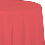 Creative Converting Touch of Color Nappe Ronde en Plastique Corail 208 cm