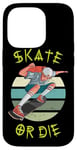 iPhone 14 Pro Skate orSkate or Die - Retro Skateboarding Teen Boy Case