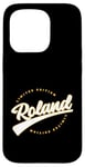 Coque pour iPhone 15 Pro Funny Personalized First Name Design for Roland