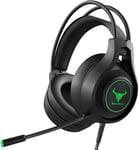 Kikc Gaming headsets PS4 Stereo Xbox one Headset Wired PC Gaming Headphones wit