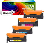 Compatible Cartouche de Toner Remplacement pour HP 117A Toner Set W2070A W2071A W2072A W2073A pour Color Laser MFP 179fwg 178nwg 150nw 179fnw 178nw 150a Imprimante ( Nero Ciano Magenta Giallo )