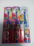 Colgate TROLLS Battery Powered Kids Toothbrush x2 + sealed