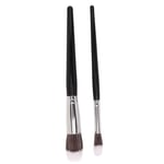 2pcs Blush Highlighter Makeup Brush Soft Hair Setting Powder Brush Cosmetic