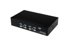 StarTech.com 4-Port USB KVM Swith with OSD - TAA Compliant - 1U Rack Mountable VGA KVM Switch (SV431DUSBU) - KVM switch - 4 porte