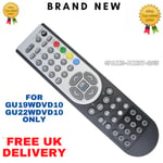 NEW TV REMOTE CONTROL FOR GRUNDIG GU19WDVD10 TV