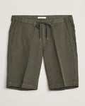 Briglia 1949 Linen/Cotton Drawstring Shorts Olive