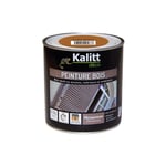 Peinture bois acrylique satin ton bois 0.5 litre