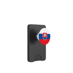 Slovakian Flag of Slovakia PopSockets PopWallet for MagSafe