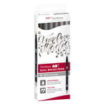 Tombow ABT Dual Brush pen 6-set Gray