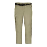 Craghoppers Mens Expert Kiwi Tailored Cargo Trousers (Pebble Brown) - Brown/Green - Size 42 Short