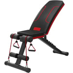 RJJBYY Banc De Poids Pliant, Haltérophilie Haltère Banc Multifonctions Ménagers Muscles Abdominaux De Fitness Chaise Hommes Et Femmes Sit-Ups Equipement De Fitness