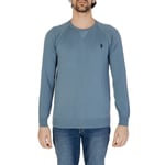 U.S. POLO ASSN. T-Shirt En Coton Bleu Pour Homme Authentique