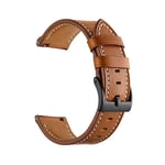 20 22MM Armband Läderrem För Huawei Watch GT 3 2 GT3 GT2 Pro 46mm 42mm Honor Magic Smart Watch Band Armband Armband Leather Brown 2 Huawei GT 3 Pro 46mm