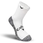 Callaway Men Mid Golf Chaussettes mi-Montantes Tour Optidri pour Homme, Blanc (Blanco 5619008), Unique (Taille Fabricant: L/XL)