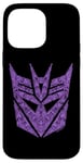 iPhone 14 Pro Max Transformers Evergreen Decepticons Purple Icon Filled Logo Case