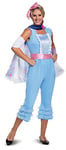 Disguise 23727N Disney Pixar Bo Peep Toy Story 4 Deluxe Women's Costume Adult Sized, Blue, S