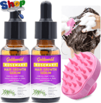 Rosemary  Oil  for  Hair  Growth , Diluted  Rosemary  Oil  with  Sclap  Massager