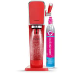 Machine à eau pétillante - SODASTREAM - ART Mandarine - Avec 1 bouteille 1L, compatible lave-vaisselle + 1 recharge de gaz 60L