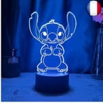 Deluisho Lampe Stitch, Veilleuse pour Lampe Stitch, Lilo et Stitch Veilleuse