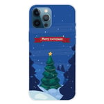 EIDERWOOD iPhone 16 Pro Fleksibelt Plast Jul Deksel - Merry Christmas - Juletre