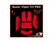 Corepad PXP Grips till Razer Viper V3 Pro - Röd