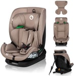 LIONELO LAVENDER I-SIZE Siège Auto Enfants de 76 à 150 cm Conforme à la Norme R129 i-Size, Montage Face à la Route ISOFIX TT, Réglage de l'Appui-tête et du Dossier Insert réducteur