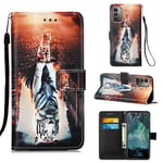 Nokia G21 Designer PU Case Cat&amp;Tiger