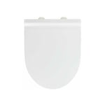 Wenko - Abattant wc avec frein de chute Exclusif Nr. 6, abattant wc adapté à la céramique Duravit Durastyle Basic, fixation Fix-Clip, Duroplast
