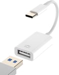 Adaptateur USB C USB pour iPhone15 Câble USB À Prise Souris Clé Dédoubleur Convertisseur Type C Jack Câble OTG Accessoires pour Apple Macbook Air 15Pro Max pour iPad 10¿Mini6 Compatible avec Samsung