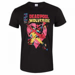 Deadpool & Wolverine Unisex Adult True Love T-Shirt - S