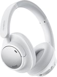 H7Pro Casque Bluetooth sans Fil,Casque Bluetooth Reducteur de Bruit Active,Casque stéréo HiFi avec Mic,léger Pliable,92H Autonomie,Oreillettes Douces,Appels Clairs,pour Voyage/Travail (Blanc)