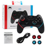 Langaton BT-peliohjain Switch Gamepad Joystickille PC Game Pro Lite Oled -ohjaimelle ohjelmoitavalla herätystoiminnolla