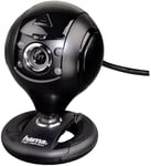 Webcam ""Spy Protect"" (Webcam idéale pour télétravail pivotable à 360 degrés) HD 720p avec micro intégré et cache caméra,noir(Q73)