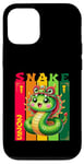 Coque pour iPhone 12/12 Pro Nouvel An chinois du serpent vert 2025 Zodiaque Lunaire