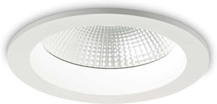 Basic Accent, Indbygningslampe, 30W, LED, 2900 lumen/3000 kelvin, aluminium, metal, Ø183xH80mm