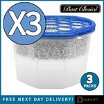 INTERIOR DEHUMIDIFIERS DAMP MOULD TRAP MOISTURE CATCH MILDEW REMOVER HOME x3