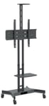 HAGOR HP Twin Stand HD vogn - for flatpanel / AV-system / kamera - svart