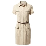 Craghoppers Womens/Ladies NosiLife Savannah Shirt Dress (Desert Sand) - Size 16 UK