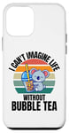 iPhone 12 mini Retro Cute Koala I Can't Imagine Life Without Bubble Tea Case