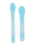 Twistshake 2X Feeding Spoon Set 4+M Pastel Blue Blue Twistshake